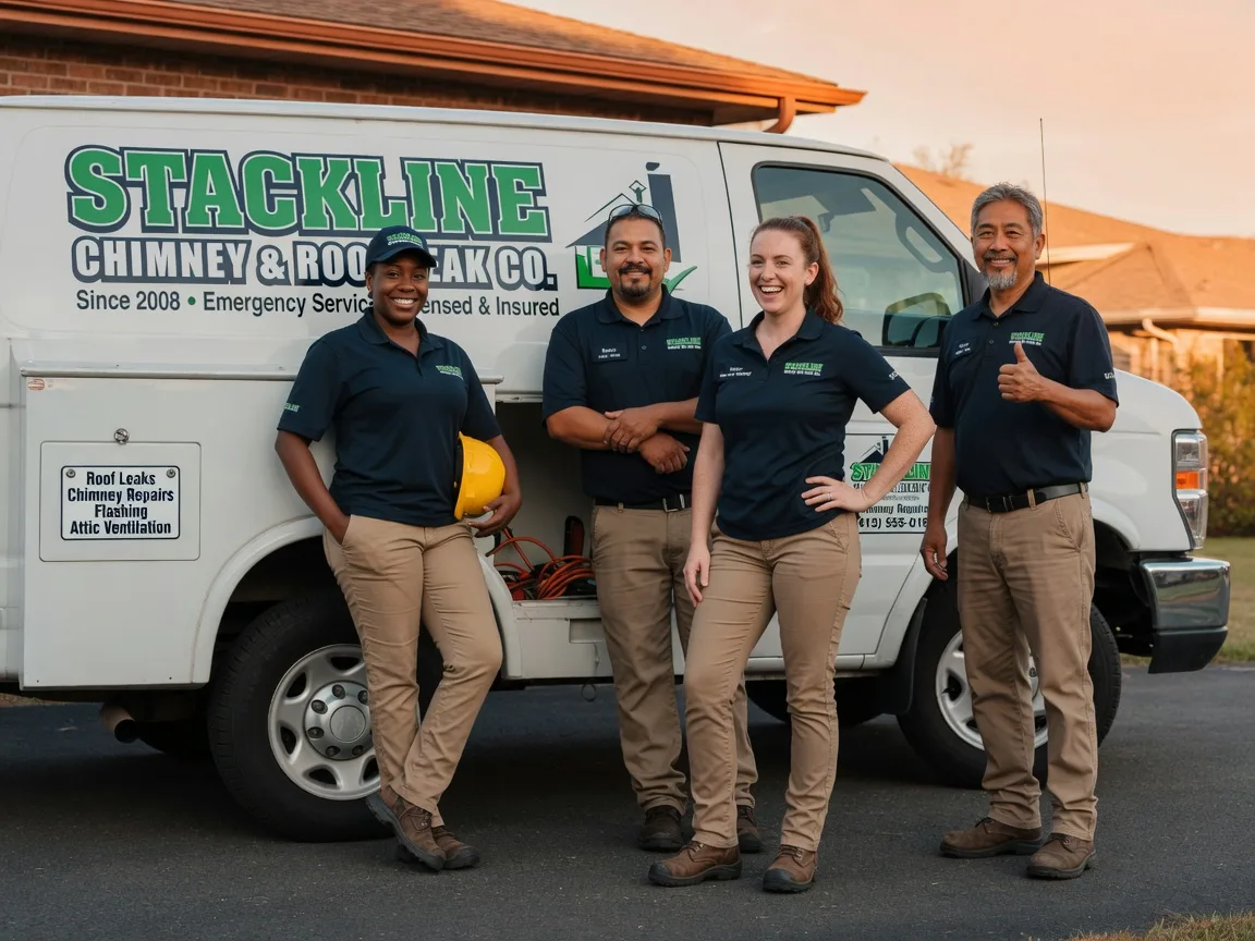 Chimney flashing repair company in Lawton, PA